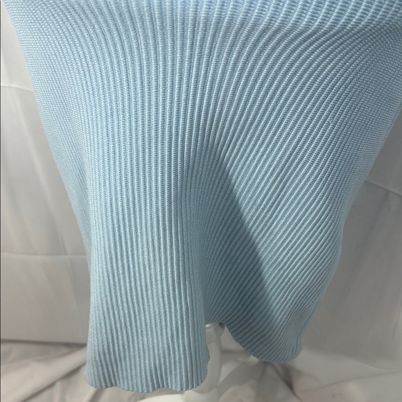 House of Harlow 1960 Blue Halter Neck Ribbed Dress Size Small - Picture 6 of 8